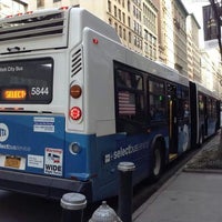 Photo taken at MTA Bus - W 34 St &amp;amp; 5 Av (M4/M34/M34A-SBS/Q32) by ❤Sandy💙 V. on 3/14/2014