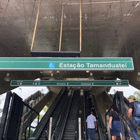 Photo taken at Estação Tamanduateí (Metrô) by Agnaldo F. on 1/14/2021