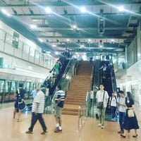 Photo taken at Marymount MRT Station (CC16) by Indra P. on 5/13/2017