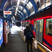 Photo taken at Devons Road DLR Station by Gabriel A. on 1/18/2013