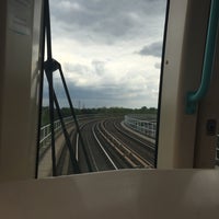 Photo taken at Royal Albert DLR Station by Melvin S. on 6/8/2015