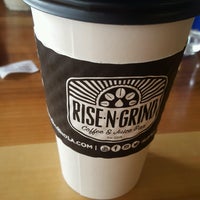 Photo taken at Rise N Grind by Adriana K. on 10/7/2016