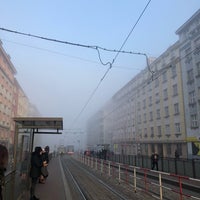 Photo taken at Nákladové nádraží Žižkov (tram) by Olga D. on 11/16/2018