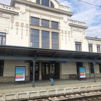 Photo taken at Železniční stanice Mariánské Lázně by Olga D. on 3/31/2019