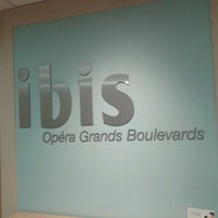 Photo taken at Ibis Grands Boulevards - Opéra by Grace Kelly D. on 11/18/2012
