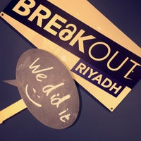 Photo taken at Breakout Escape Rooms | بريك أوت by Sarah A. on 5/2/2016