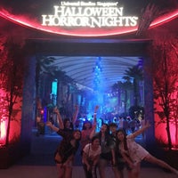 Photo taken at Halloween Horror Night by Maricel A. on 10/24/2015