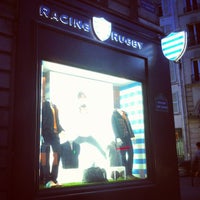 Photo taken at Racing Rugby Store by Marius B. on 3/21/2013