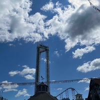 Photo taken at Six Flags New England by Aleena F. on 8/1/2023