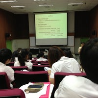Photo taken at Room 502, Faculty of Pharmaceutical Sciences by w P. on 9/2/2013