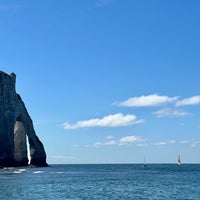 Photo taken at Plage d&amp;#39;Étretat by Canan T. on 8/15/2023
