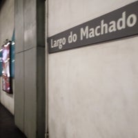 Photo taken at MetrôRio - Estação Largo do Machado by Rafael F. on 1/3/2018