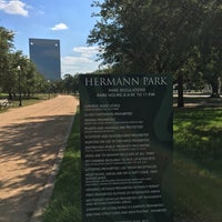 Photo taken at Herman Park Trails by Rob O. on 7/31/2017
