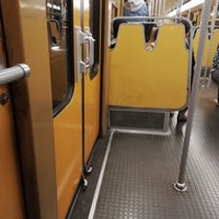 Photo taken at Metro Line 5 (MIVB / STIB) by Nicolas V. on 3/22/2019