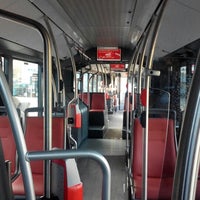 Photo taken at Bus 66 (MIVB) by Nicolas V. on 11/29/2014