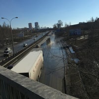 Photo taken at Мост на Самолетку by Dasha on 3/30/2016