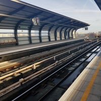 Photo taken at Pontoon Dock DLR Station by Krisztián F. on 12/22/2018