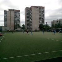Photo taken at Футбольное поле ПТУ №6 by Alex P. on 6/14/2014