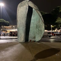 Photo taken at Conversations - Monument to John Paul II by Nessa H. on 11/8/2019