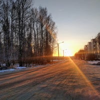 Photo taken at Рощино by Dmitry S. on 1/1/2018