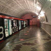 Photo taken at metro Belorusskaya, line 5 by Михаил М. on 5/30/2021