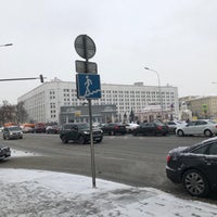 Photo taken at Площадь Арбатские Ворота by Михаил М. on 2/24/2021