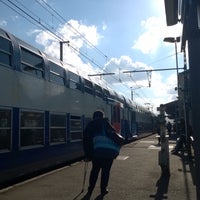 Photo taken at Gare SNCF de Trappes by Nicolas V. on 4/5/2016