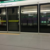Photo taken at Estação Sacomã (Metrô) by Mara M. on 4/19/2016