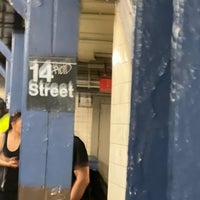 Photo taken at MTA Subway - 14th St (1/2/3) by Dr. A. on 7/17/2023