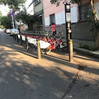Photo taken at Ecobici 310 by Nallely G. on 8/15/2017
