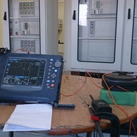 Photo taken at Substation 117.110 kV &amp;quot;Aviagorodok&amp;quot; by Ivan P. on 2/7/2014