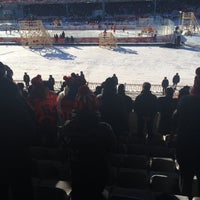 Photo taken at Стадион &amp;quot;Спутник&amp;quot; by АННА Б. on 2/14/2015