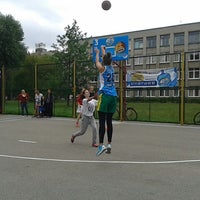 Photo taken at Центр уличного баскетбола &amp;quot;Седьмая&amp;quot; by Поршень Ч. on 6/26/2014