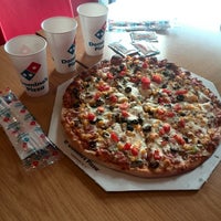 Photo taken at Domino&#39;s Pizza by Sibel on 3/25/2014