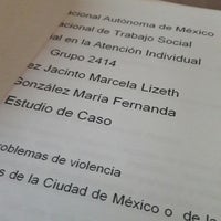 Photo taken at UNAM Escuela Nacional de Trabajo Social by Lizeth ♡. on 5/31/2017