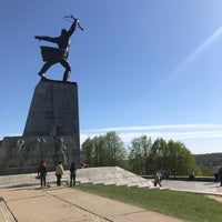 Photo taken at Монумент Героям битвы за Москву by Евгений К. on 5/9/2018