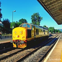 Photo taken at Newtown (Powys) Railway Station (NWT) by Alexandra C. on 7/11/2014