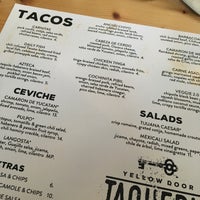 Photo taken at Yellow Door Taqueria by Holly M. on 6/22/2018
