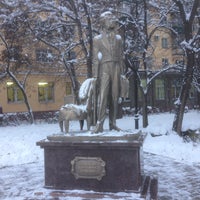 Photo taken at Памятник А. С. Пушкину by Proshin D. on 11/27/2017
