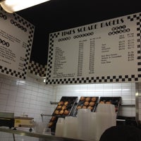 Photo taken at Times Square Hot Bagels by Brent on 10/24/2012
