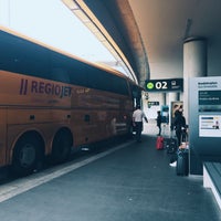 Photo taken at Vienna Airport Coach Station by Ola K. on 6/7/2017