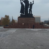 Photo taken at Памятник героям фронта и тыла by Игорь А. on 11/1/2016