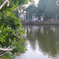 Photo taken at Пруд в парке ВРЗ by Ольга Б. on 7/28/2021
