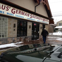 Photo taken at Claus German Sausage and Meats by Lisa N. on 12/27/2012