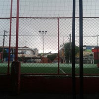 Photo taken at Escola de Futebol Talentos da Lusa by Felipe A. on 1/24/2014