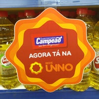 Photo taken at Supermercados Campeão (Rede Uno) by Igor N. on 7/8/2018