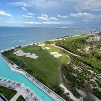Photo taken at Puerto Cancún Golf Club by Zack K. on 4/17/2023