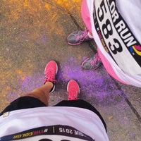 Photo taken at THE COLOR RUN 2015 by Nadia C. on 5/30/2015