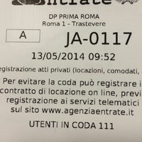 Photo taken at Agenzia delle Entrate - Ufficio Roma 1 by Martina V. on 5/13/2014