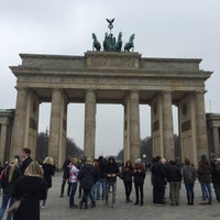 Photo taken at Brandenburg Gate by Reneta T. on 3/21/2015